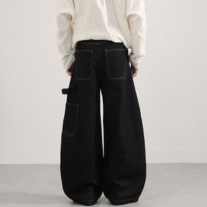 Casual Ribbon Design Y2K Jeans