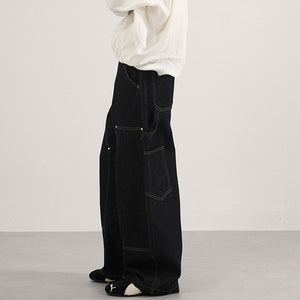 Casual Ribbon Design Y2K Jeans