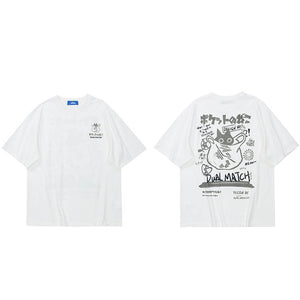 Casual Short Sleeve Y2K Tee