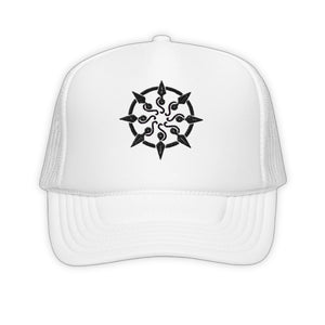 Casual Trucker Hat - product view on white background