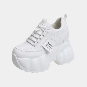 Casual White Platform Sneakers