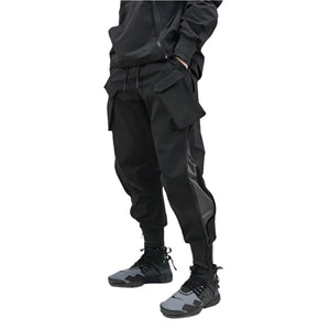 Casual Zipper Cyberpunk Pants