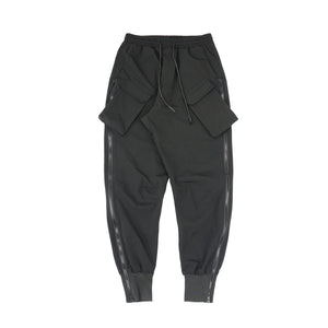 Casual Zipper Cyberpunk Pants