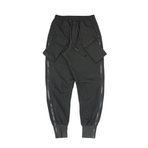 Casual Zipper Cyberpunk Pants
