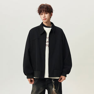 Casual Zipper Menswear Y2K Jacket