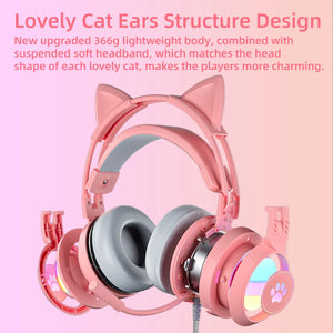 Cat Ear Gaming Cyberpunk Headset — photo 1