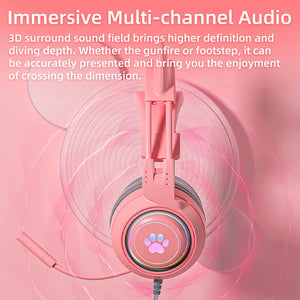 Cat Ear Gaming Cyberpunk Headset — photo 2