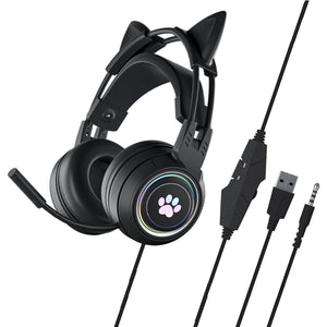 Cat Ear Gaming Cyberpunk Headset — photo 8