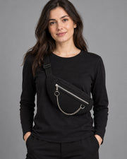 Crossbody-slingtaske med kæde