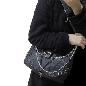Chain Skull Cool Y2k Purse