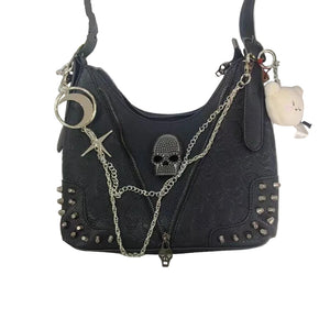 Chain Skull Cool Y2k Purse