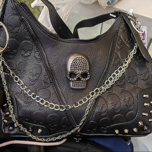 Chain Skull Cool Y2k Purse