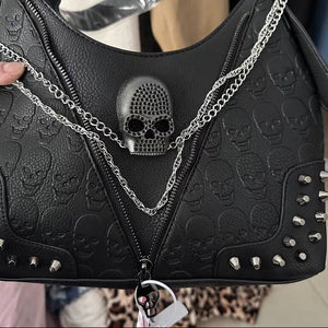 Chain Skull Cool Y2k Purse