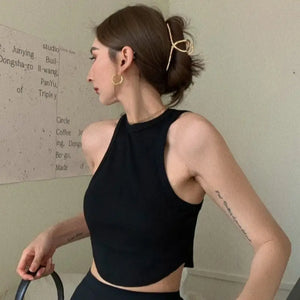 Cheap Sleeveless Crop Tops
