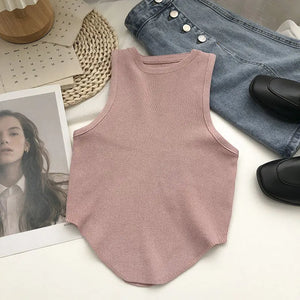 Cheap Sleeveless Crop Tops