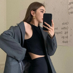 Cheap Sleeveless Crop Tops