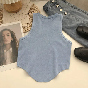 Cheap Sleeveless Crop Tops