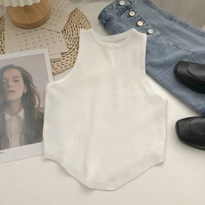 Cheap Sleeveless Crop Tops