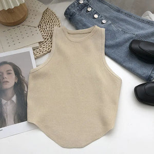 Cheap Sleeveless Crop Tops