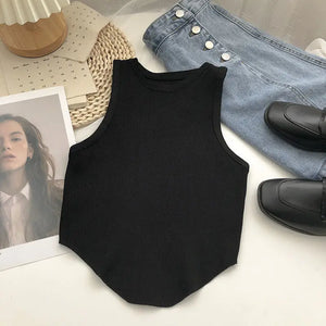 Cheap Sleeveless Crop Tops