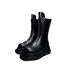 Chelsea Men Boots Black Gothic