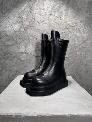 Chelsea Men Boots Black Gothic