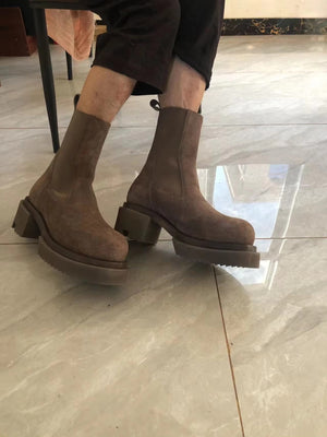 Chelsea Men Boots Black Tactical