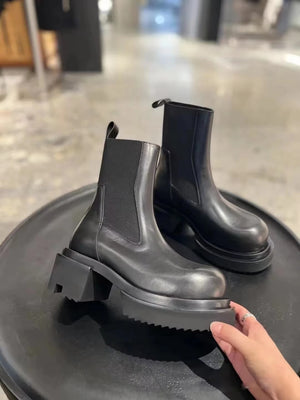 Chelsea Men Boots Black Tactical