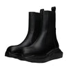 Chelsea Platform Black Boots Men