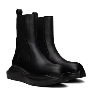 Chelsea Platform Black Boots Men