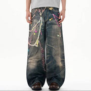 Chians Printing Y2K Jeans