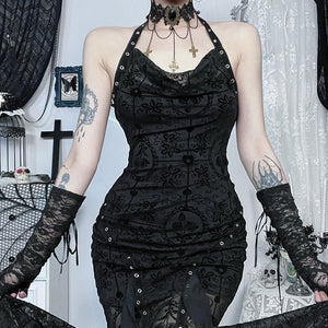 Chic Elegant Goth Dress