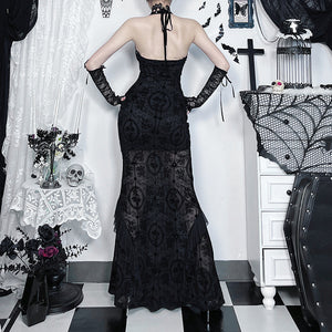 Chic Elegant Goth Dress