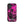 Chic iPhone Pink Case for iPhone 16, back view of the magenta and black workstation scene print