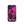 Chic iPhone Pink Case for iPhone 12 mini, back view of the magenta and black workstation scene print