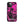 Chic iPhone Pink Case for iPhone 12 Pro Max, back view of the magenta and black workstation scene print