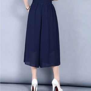 Chiffon Irregular Skirt Pants