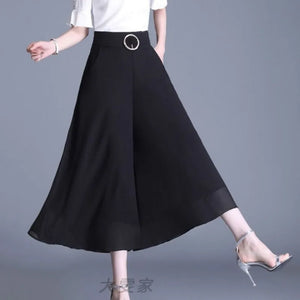 Chiffon Skirt Pants