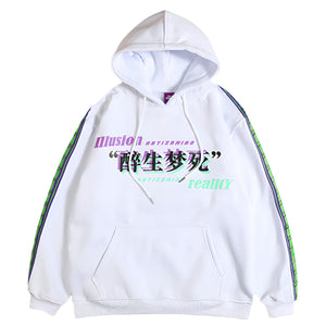Chinese Character Y2k Hoodie