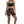 Chocolate Gym Shorts Booty - product view on white background