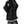 Chrome Y2K Zip Up Hoodie zipped shut over the head and face, arms raised, showing the boxy body