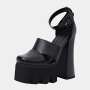 Chunky Absatz-Mules