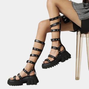 Chunky Heeled Gladiator Sandals
