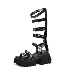 Chunky Heeled Gladiator Sandals