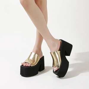 Chunky Heels Sandals