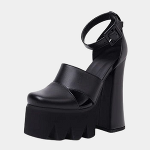 Chunky High Heel Sandals