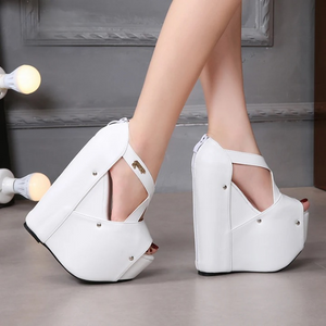 Chunky Platform Sandals Heels