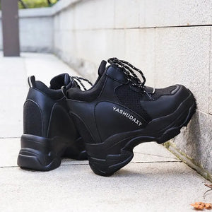 Chunky Platform Sneakers Black