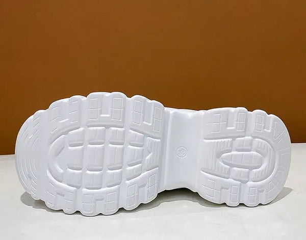 Chunky Platform Sneakers White