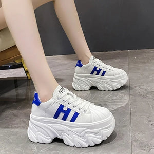 Chunky Platform Sneakers White
